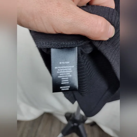 AFRM Black Short Sleeve Button Front Dress Size Small (4-6) NWT - Picture 12 of 15